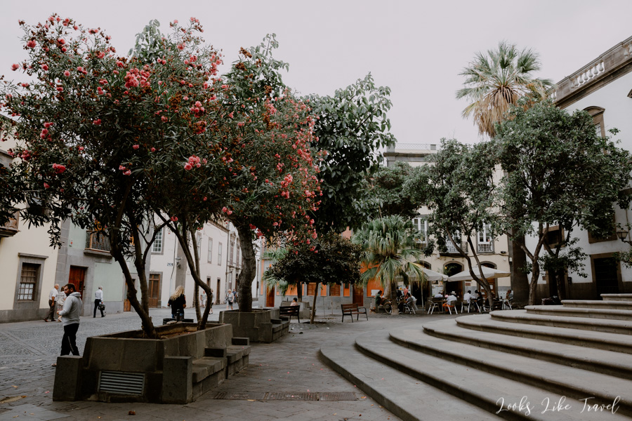 spokojne ulice w Las Palmas