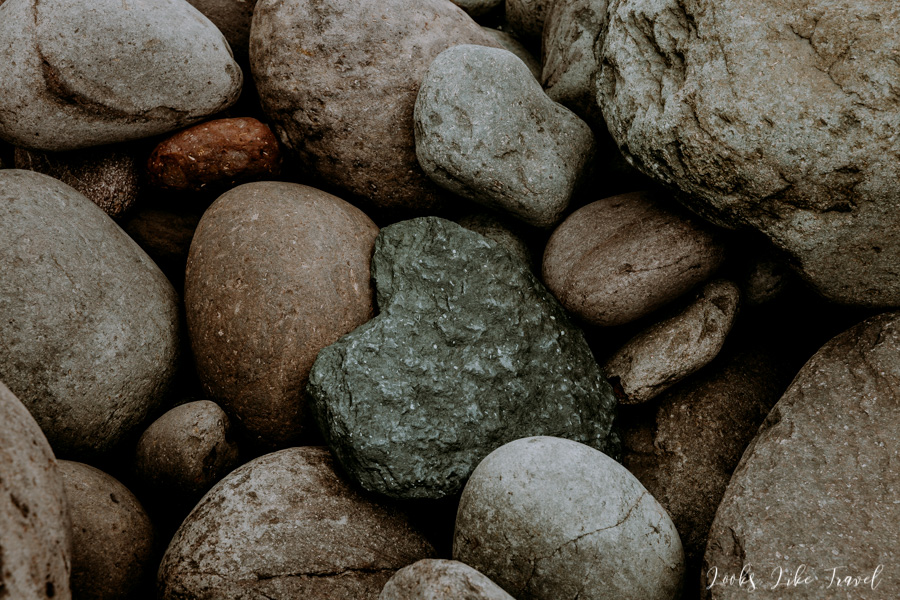 kamień w kształcie serca