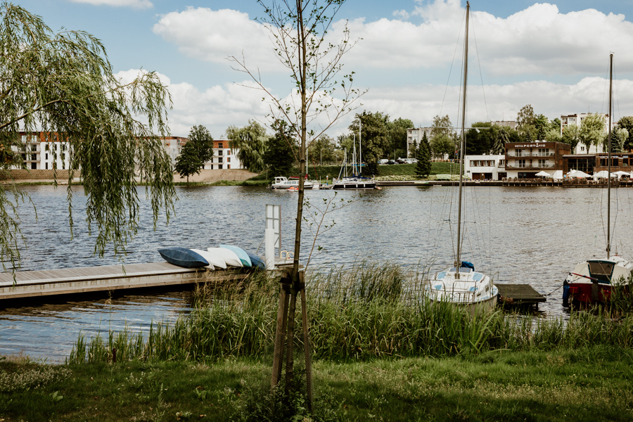 Park "Żeromek" Iława- widok na jezioro