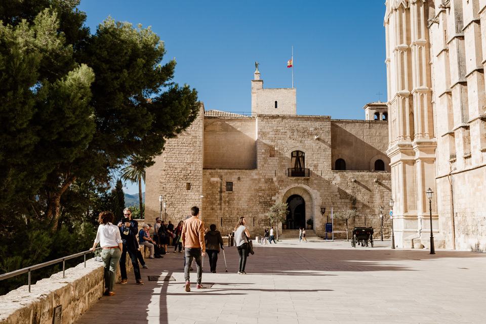Palma de Mallorca- square near the cathedral