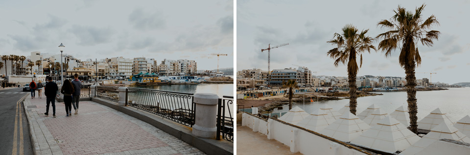 Malta, Bugibba- promenada