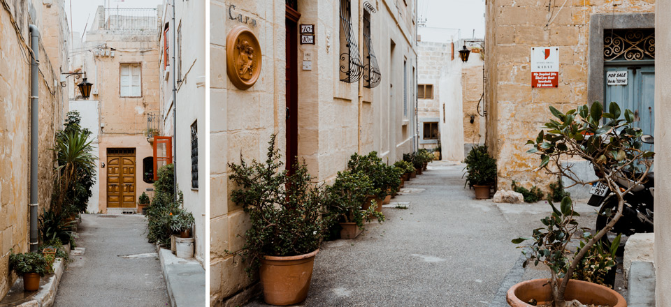 Malta, Rabat, uliczki