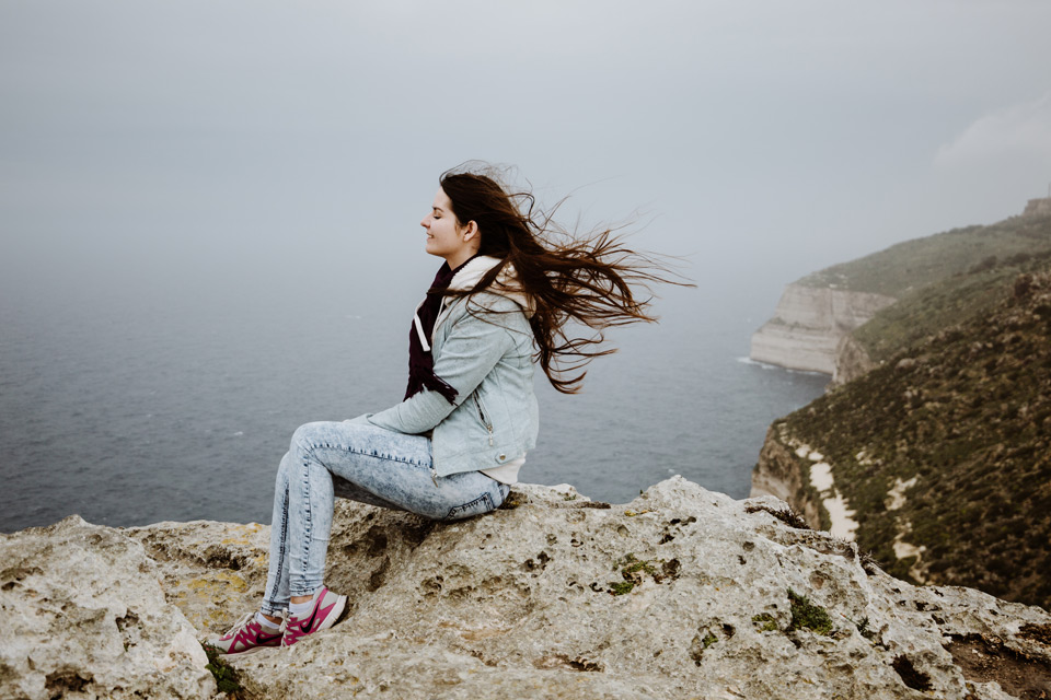 Malta, Dingli Cliffs, punkt widokowy