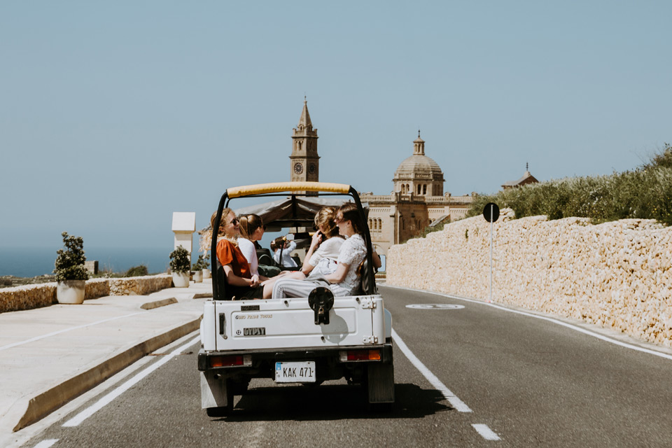 Gozo, road to basilica Ta’ Pinu