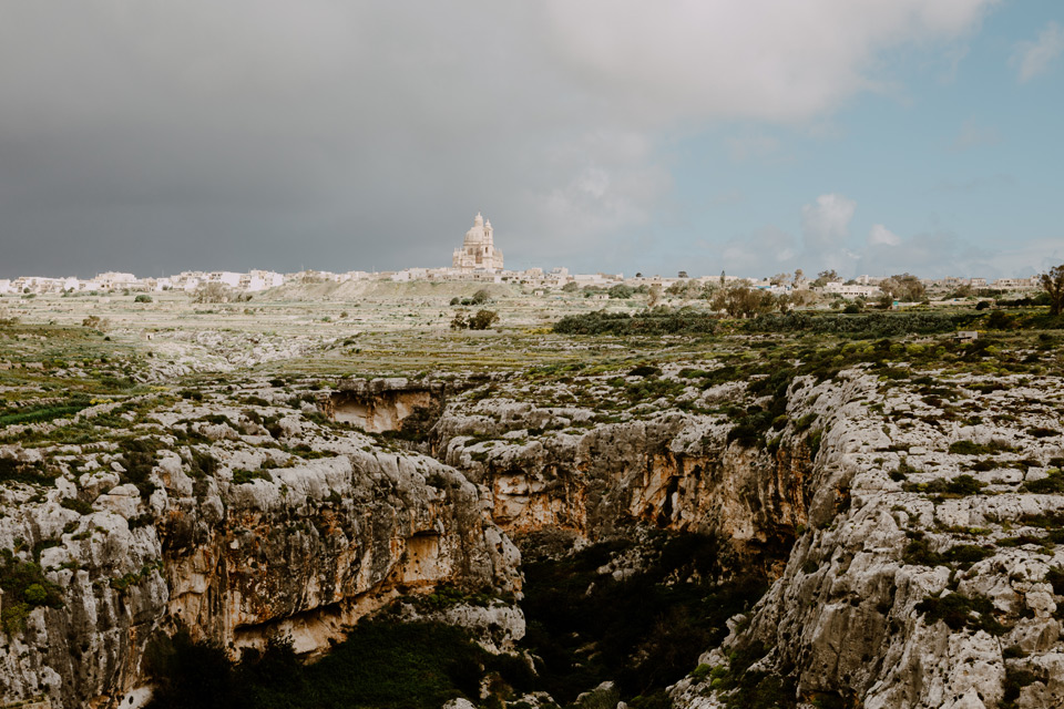 Gozo, droga do Mġarr ix-Xini