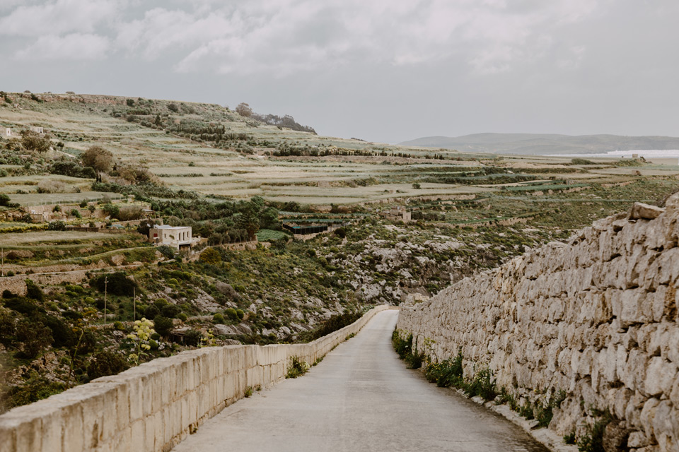 Gozo, droga do Mġarr ix-Xini