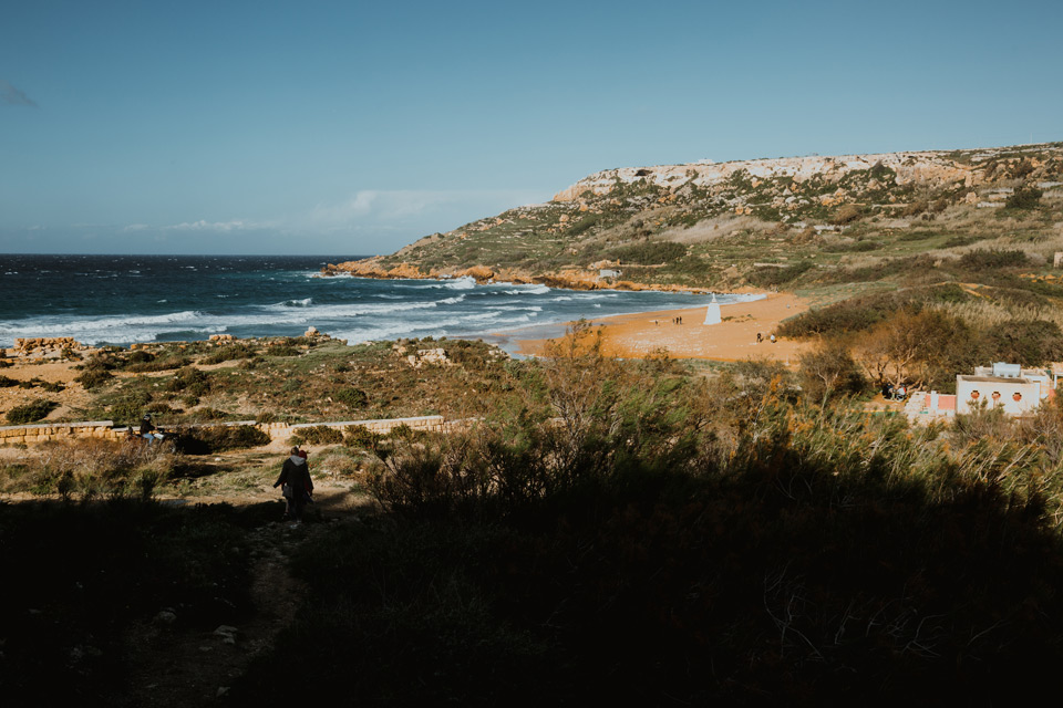 Gozo, views on Ramla Bay