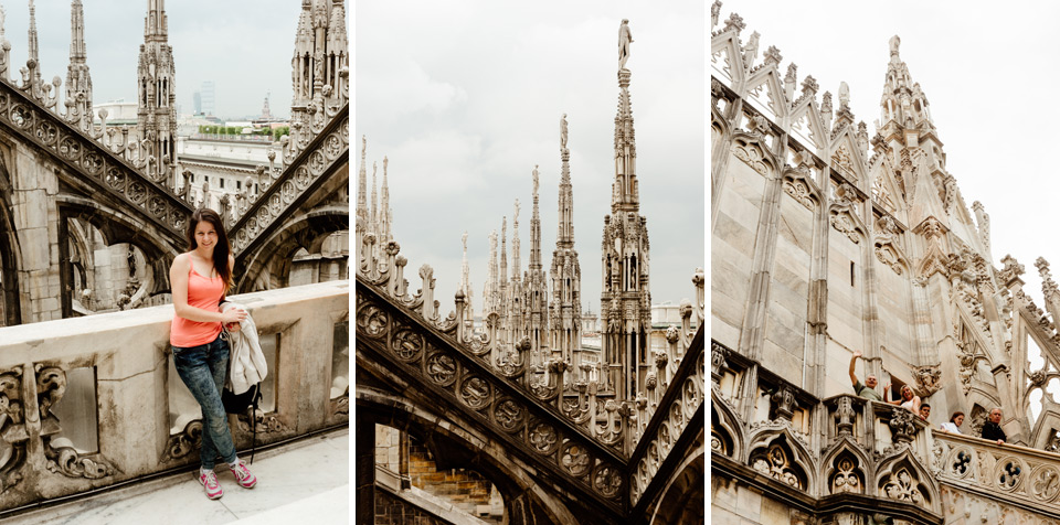 Mediolan, dach katedry Duomo di Milano
