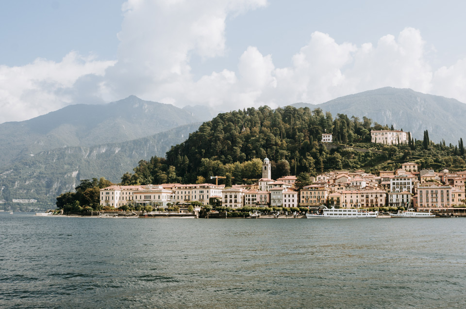 Lake Como, Bellagio- view from the ferry
