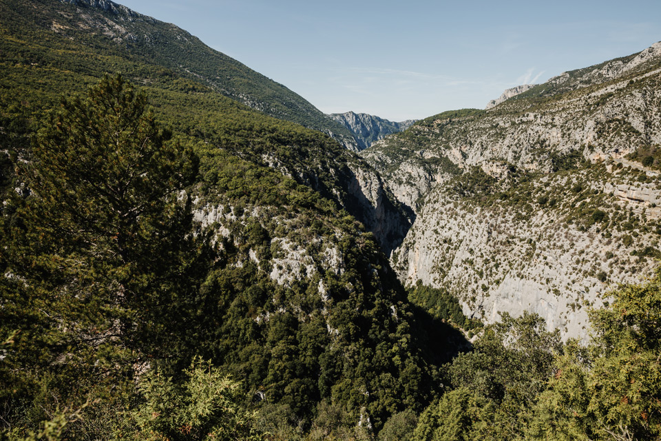 Gorges du Verdon- tarasy widokowe