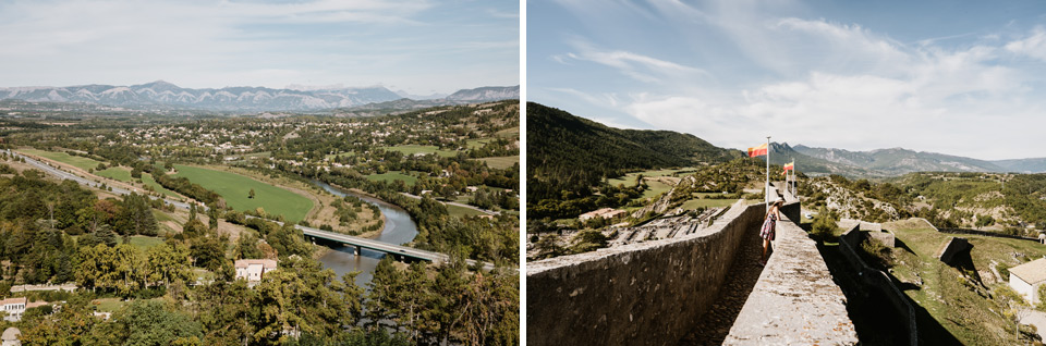 Citadelle de Sisteron- mury obronne