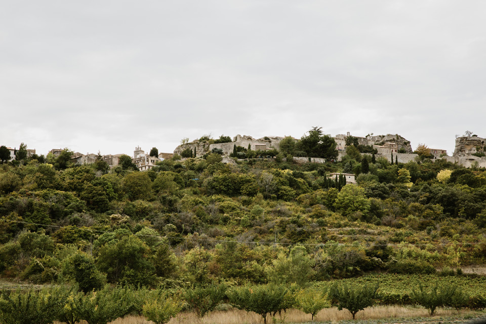 Saignon- panorama miasta